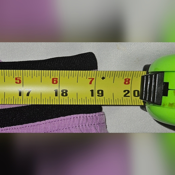 HeartSoul Jogger Scrub Set Orchid with Black Trim 2XL Top & 2XL Petite Joggers - Picture 5 of 5